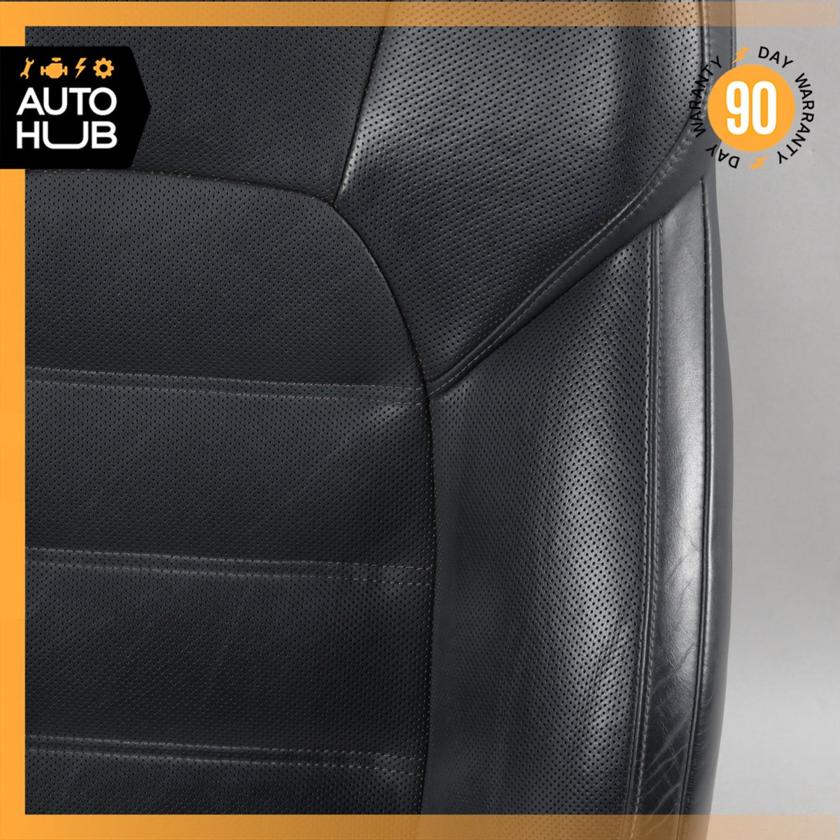 15-18 Porsche Macan 95B Front Left Driver Side Seat Upper Cushion Black OEM 72k - photo 4