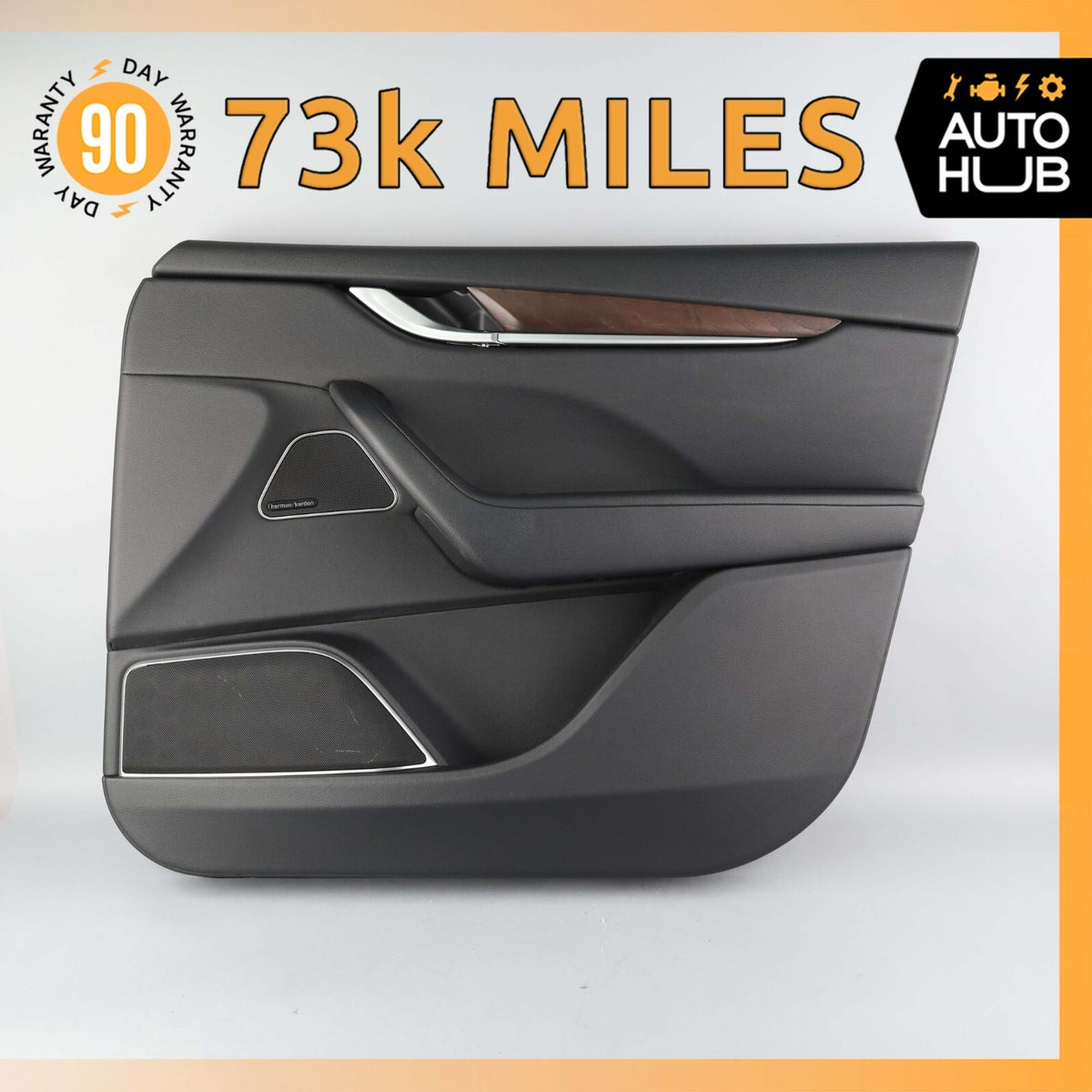 17-20 Maserati Levante M161 Interior Door Panel Front Right Side Black OEM 73k - photo 1