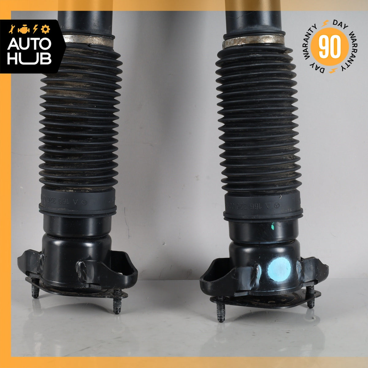 13-16 Mercedes X166 GL450 GLS550 Rear Left and Right Suspension Shock Strut Set - photo 14