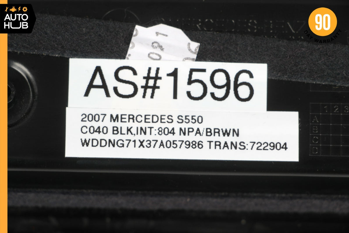 07-09 Mercedes W221 S550 Front Right Interior Door Panel Storage Compartment OEM - photo 12