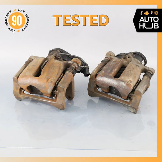 12-18 Audi 4G8 A7 A6 Rear Left & Right Brake Caliper Cover w/ Actuator Set OEM - photo 1