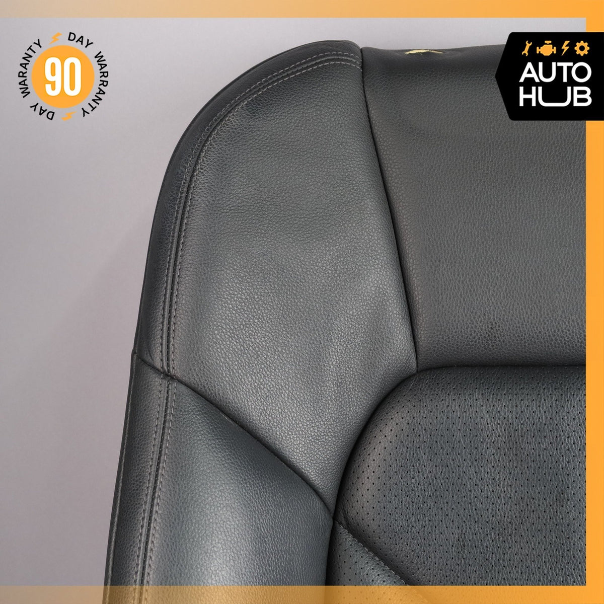 11-18 Porsche Cayenne 958 Front Right Side Seat Upper Cushion Black OEM - photo 2