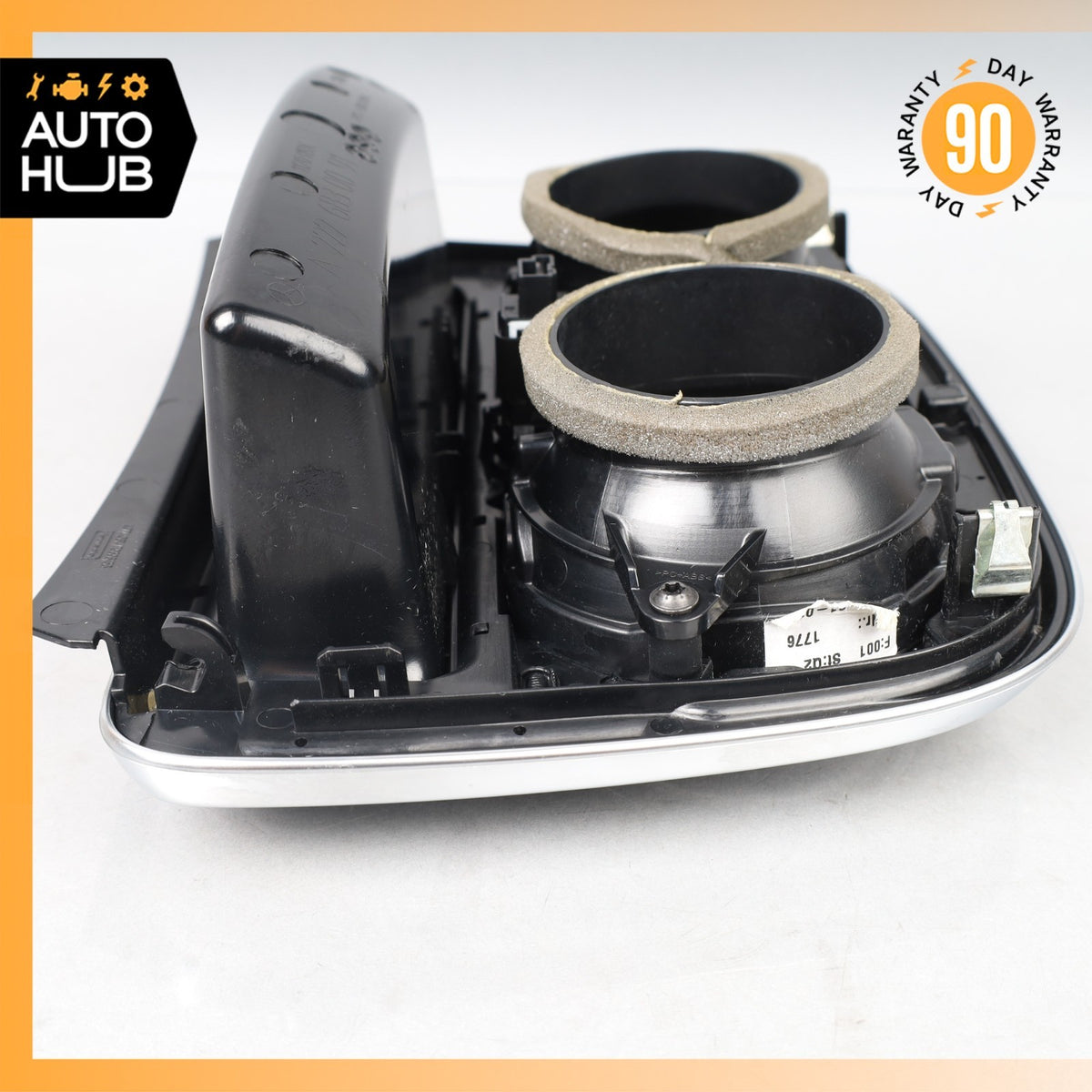 14-20 Mercedes W222 S550 Sedan Rear Center Console AC Air Vent Trim Black OEM - photo 18