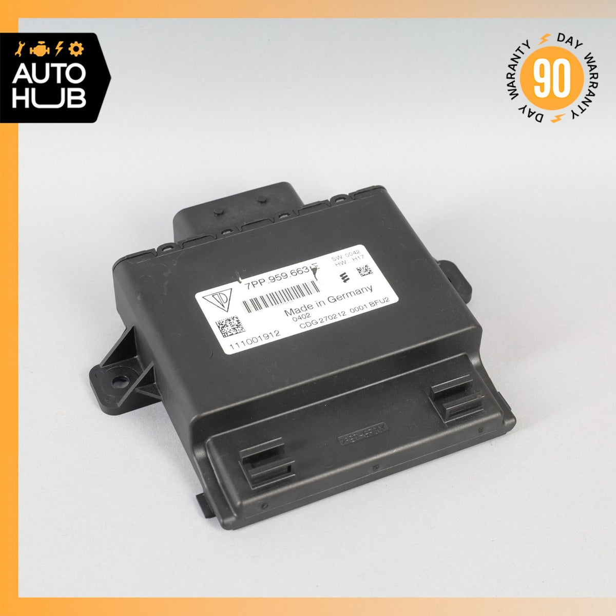 Porsche Cayenne 958 Start Stop Voltage Stabilizer Control Module ECU OEM - photo 1