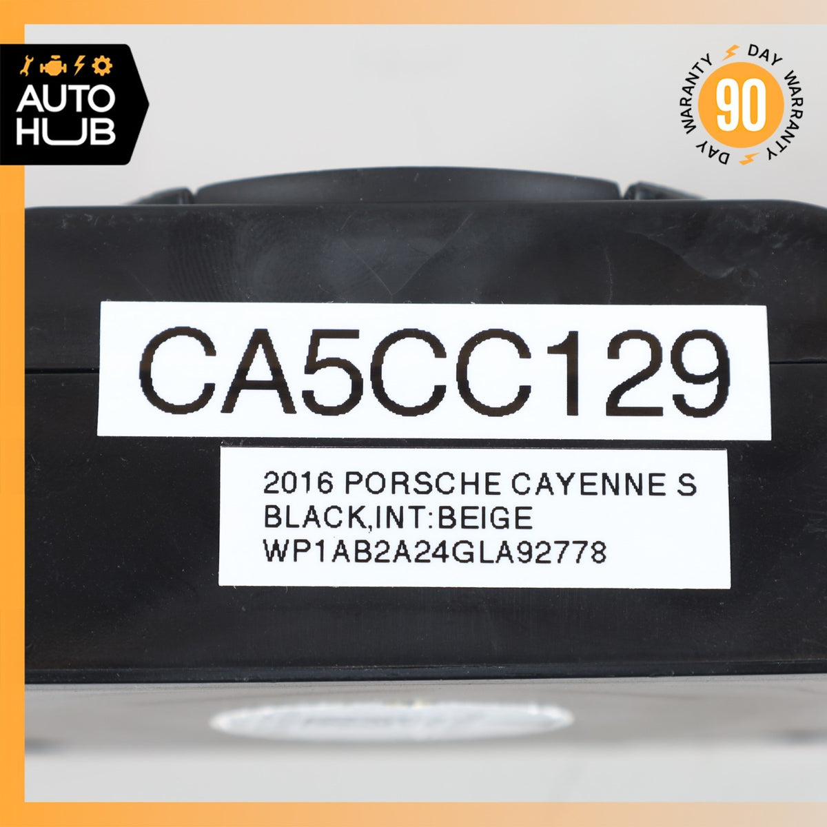 11-18 Porsche Cayenne S 958 Parking Buzzer Sensor Speaker 7PP035709A OEM - photo 7
