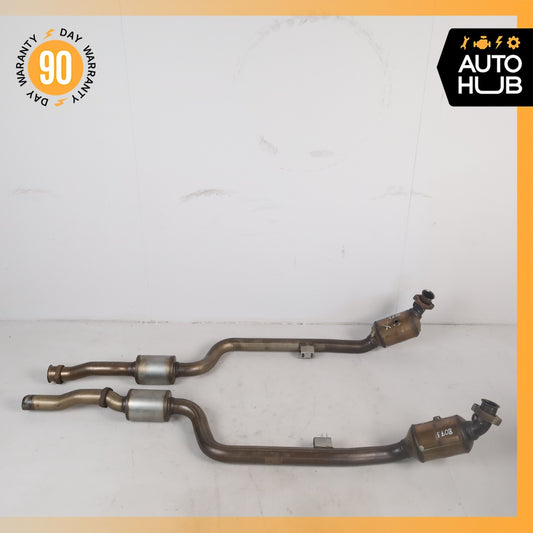 Mercedes W219 CLS550 E550 RWD Engine Left & Right Side Exhaust Downpipe Set OEM - photo 1