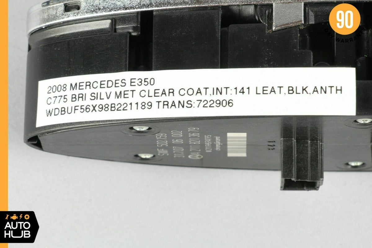 03-11 Mercedes W211 E350 E320 E55 AMG Master Window Switch Front Left Side OEM - photo 8