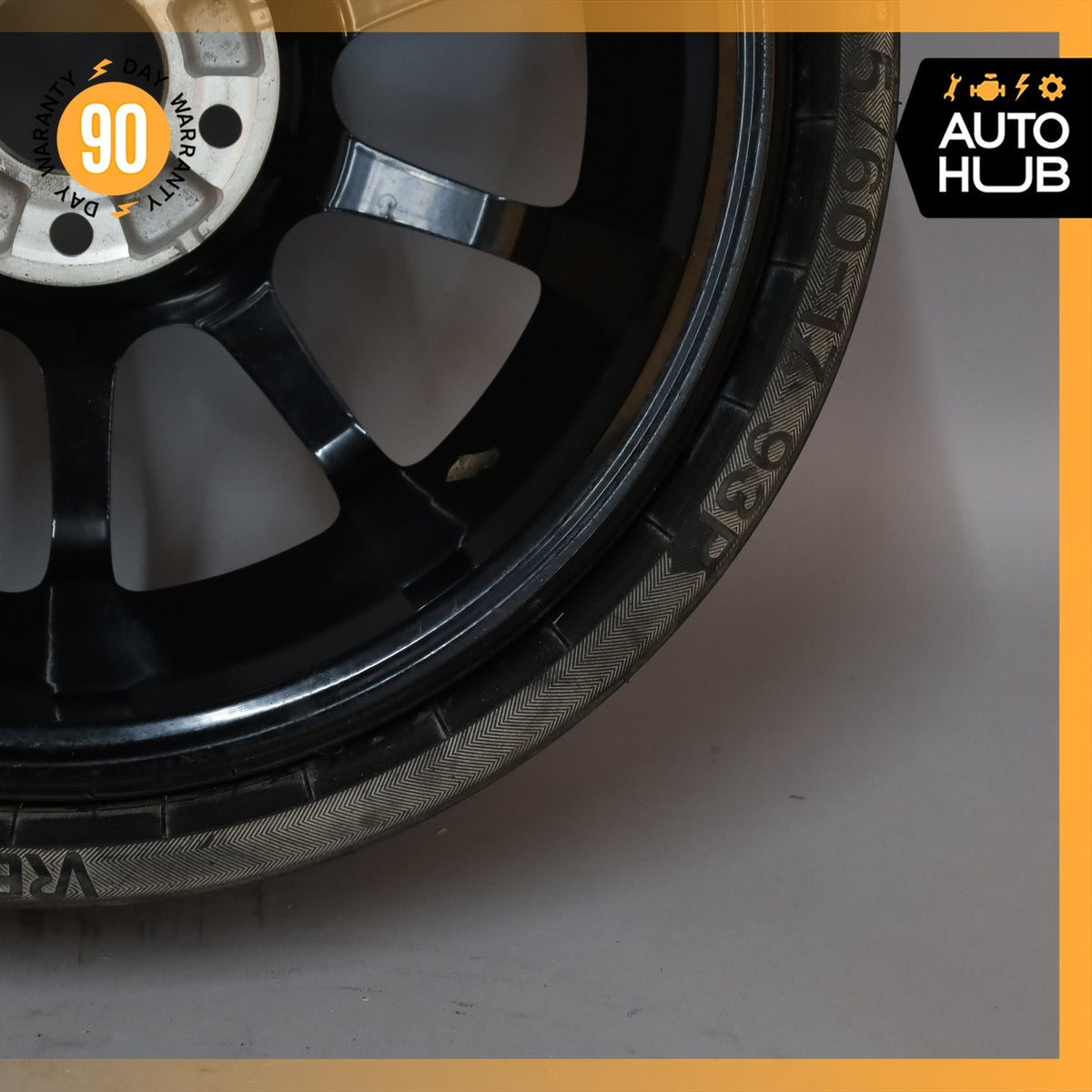 03-12 Mercedes R230 SL500 SL550 Emergency Spare Tire Wheel Donut Rim 17" 17 OEM - photo 11