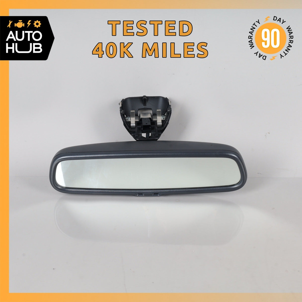 03-18 Bentley Continental GTC GT Interior Rear View Mirror Black OEM - photo 1