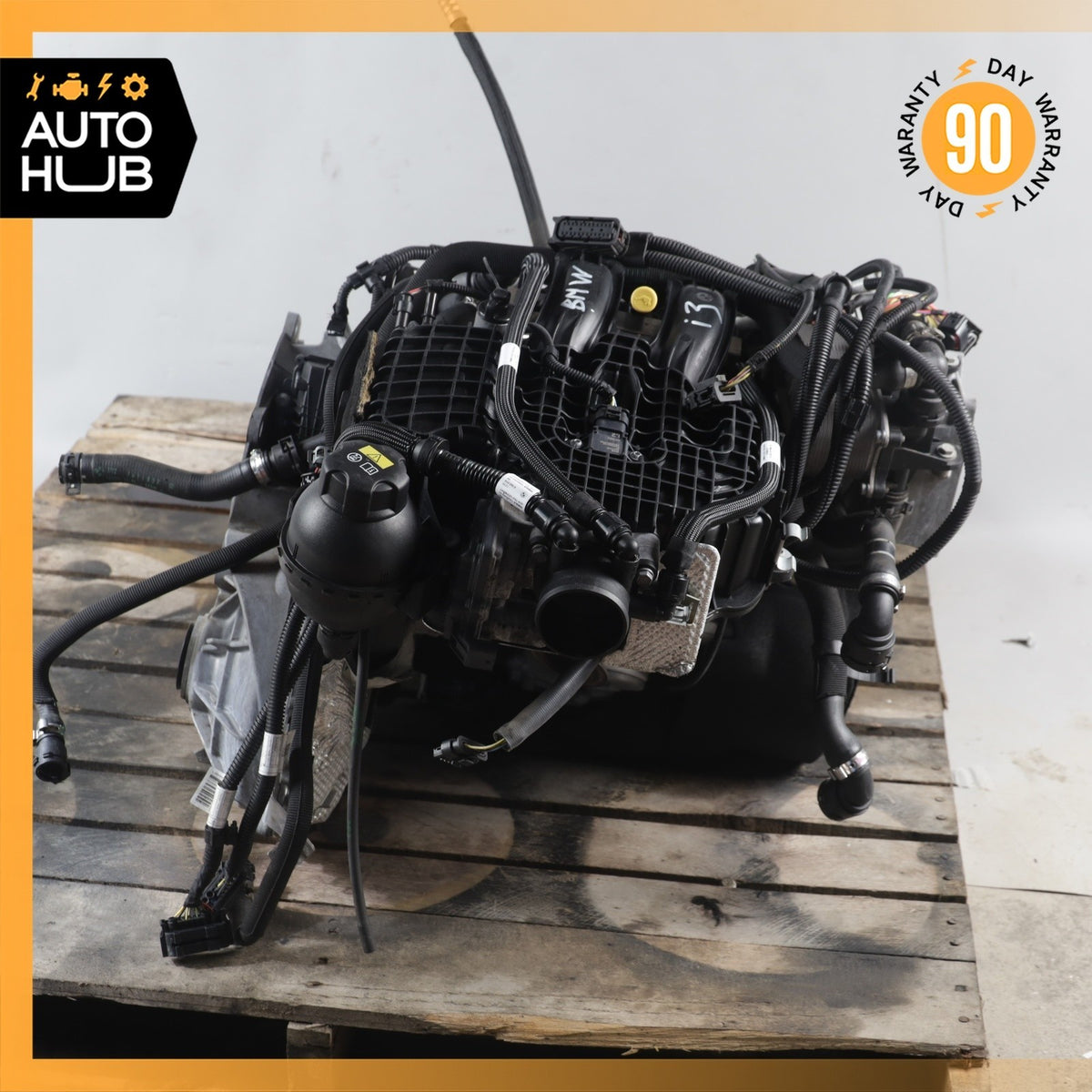 14-17 BMW i3 I01 REX 0.6L IB1 Engine Motor Assembly w/ Transmission OEM 88k - photo 4