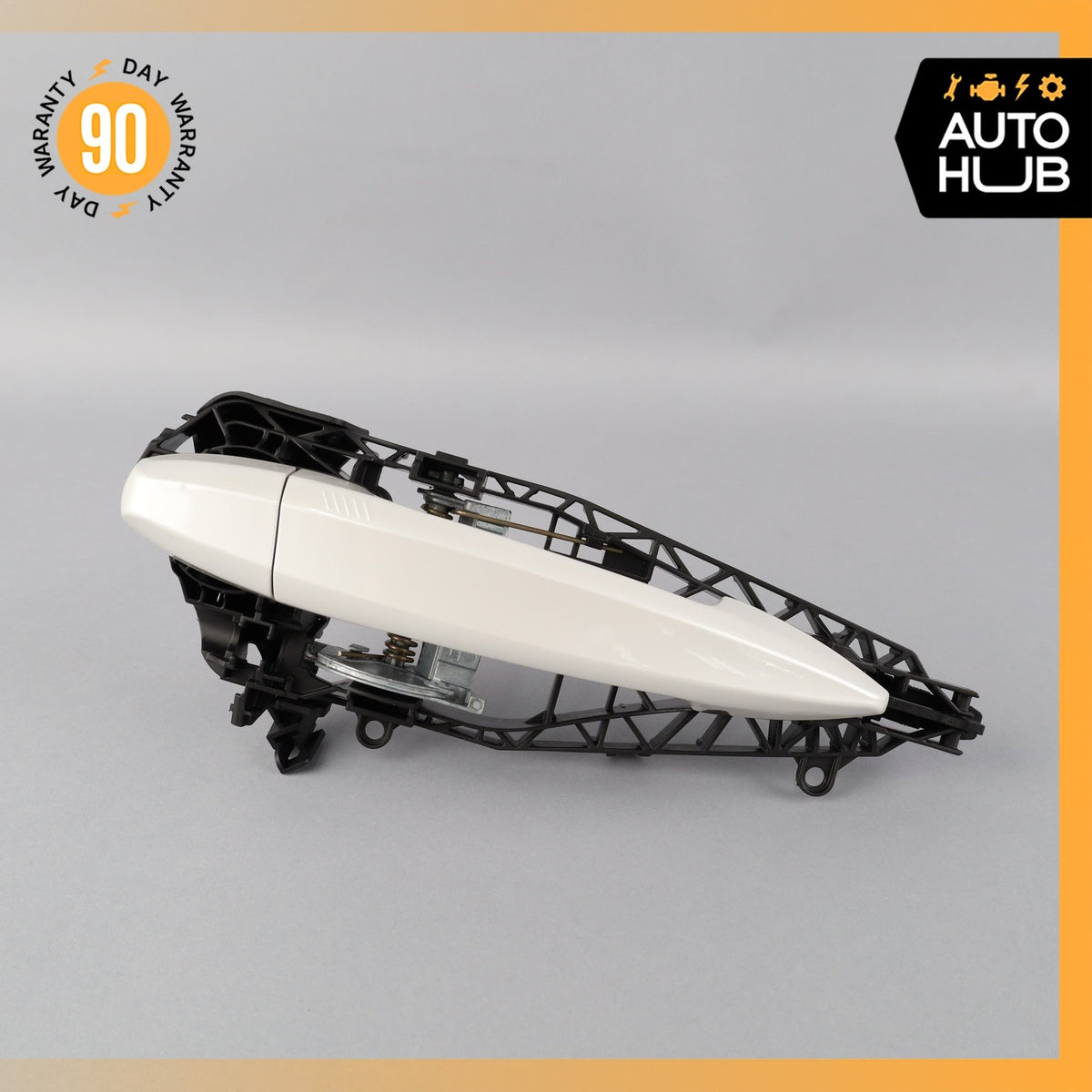 14-19 BMW F15 X5 Rear Right Passenger Exterior Door Handle White OEM - photo 1