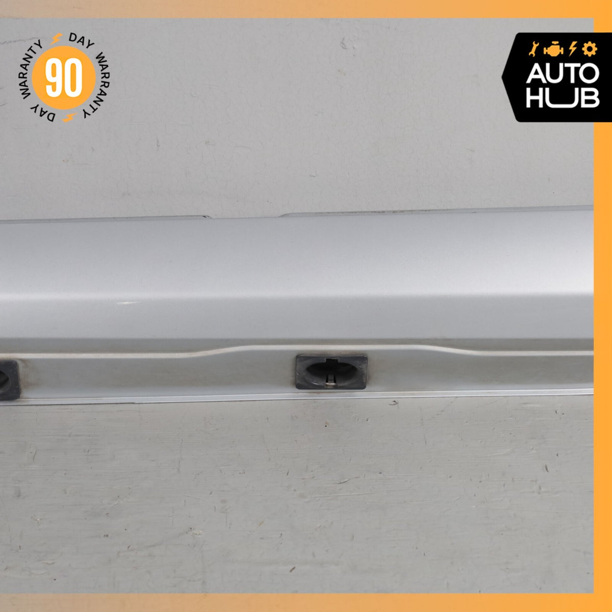 07-13 Mercedes W221 S550 S400 Left Side Skirt Rocker Panel Molding Silver OEM - photo 4