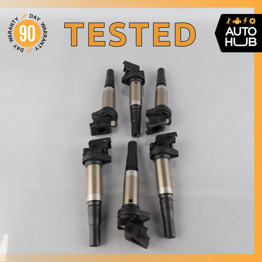 BMW E88 128i X5 X6 M235i Engine Motor Ignition Coil Set of 6 12138616153 OEM - photo 1