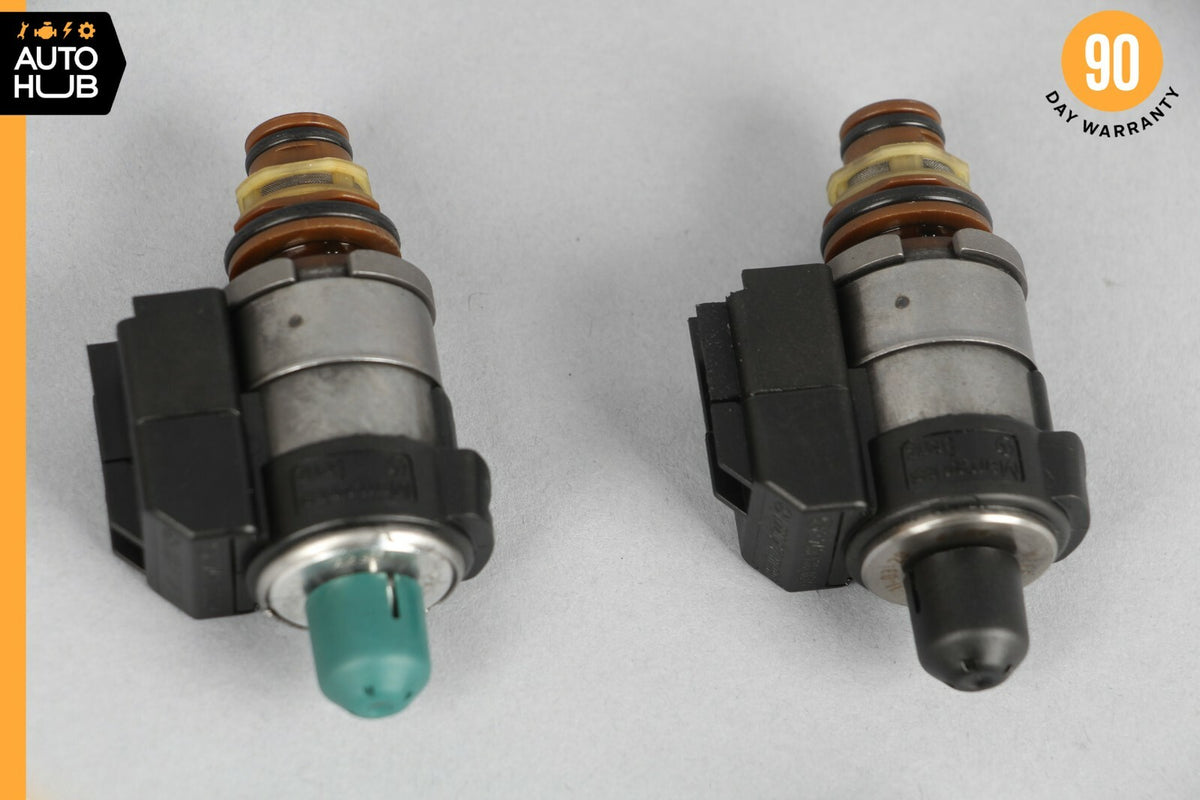 Mercedes R350 CL550 722.9 Transmission Solenoid Valve Blue & Black Caps Set of 8 - photo 4