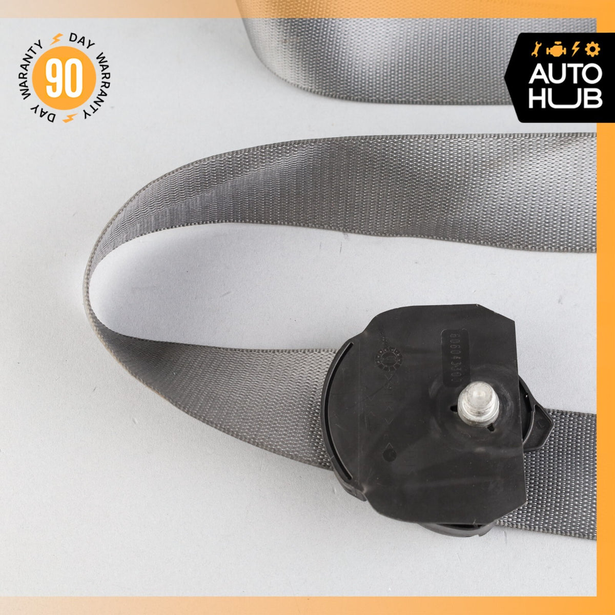 06-09 Mercedes W219 CLS500 E63 AMG Front Left Driver Side Seat Belt Gray OEM - photo 5