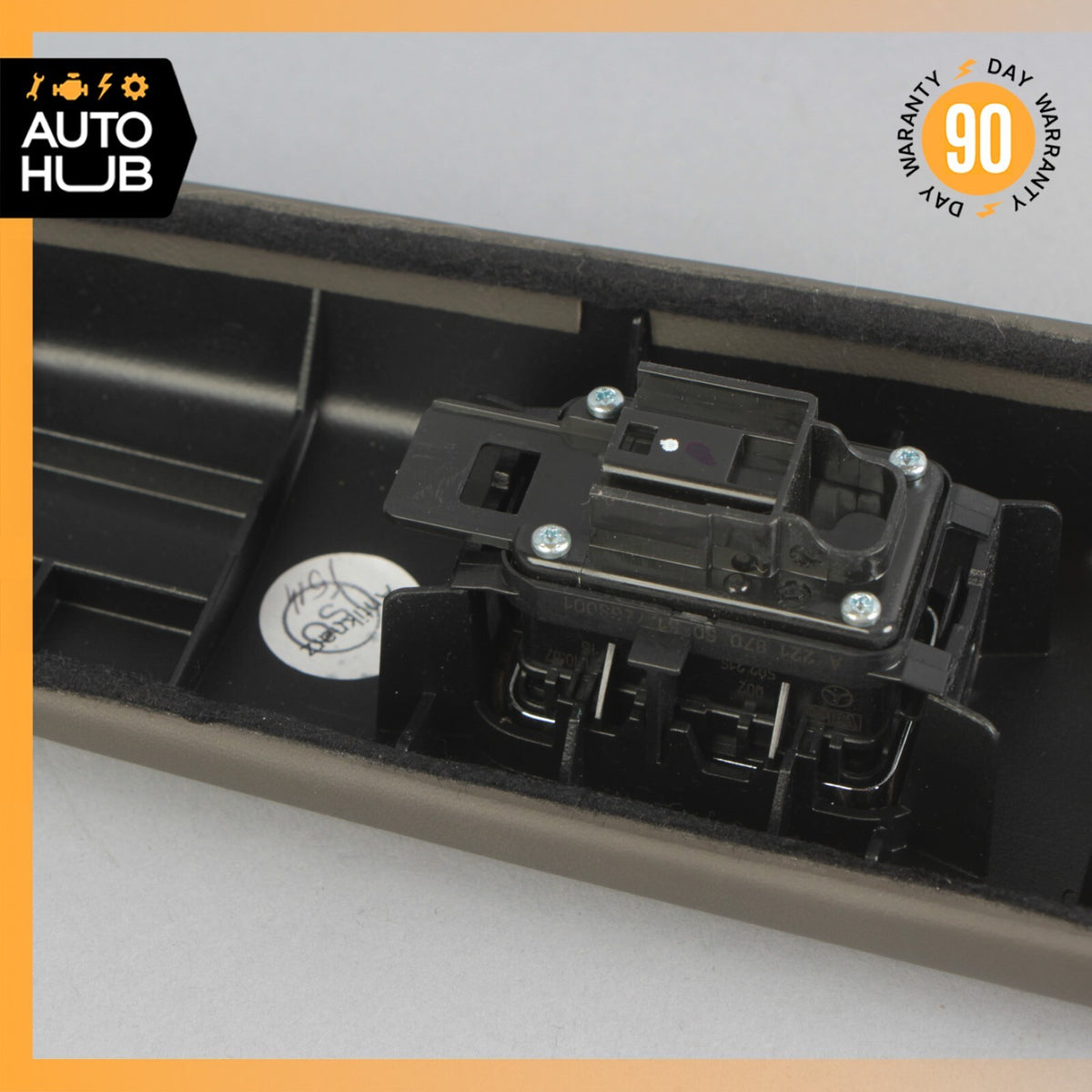 07-10 Mercedes W216 CL550 Front Right Side Door Window Switch Trim Designo OEM - photo 8