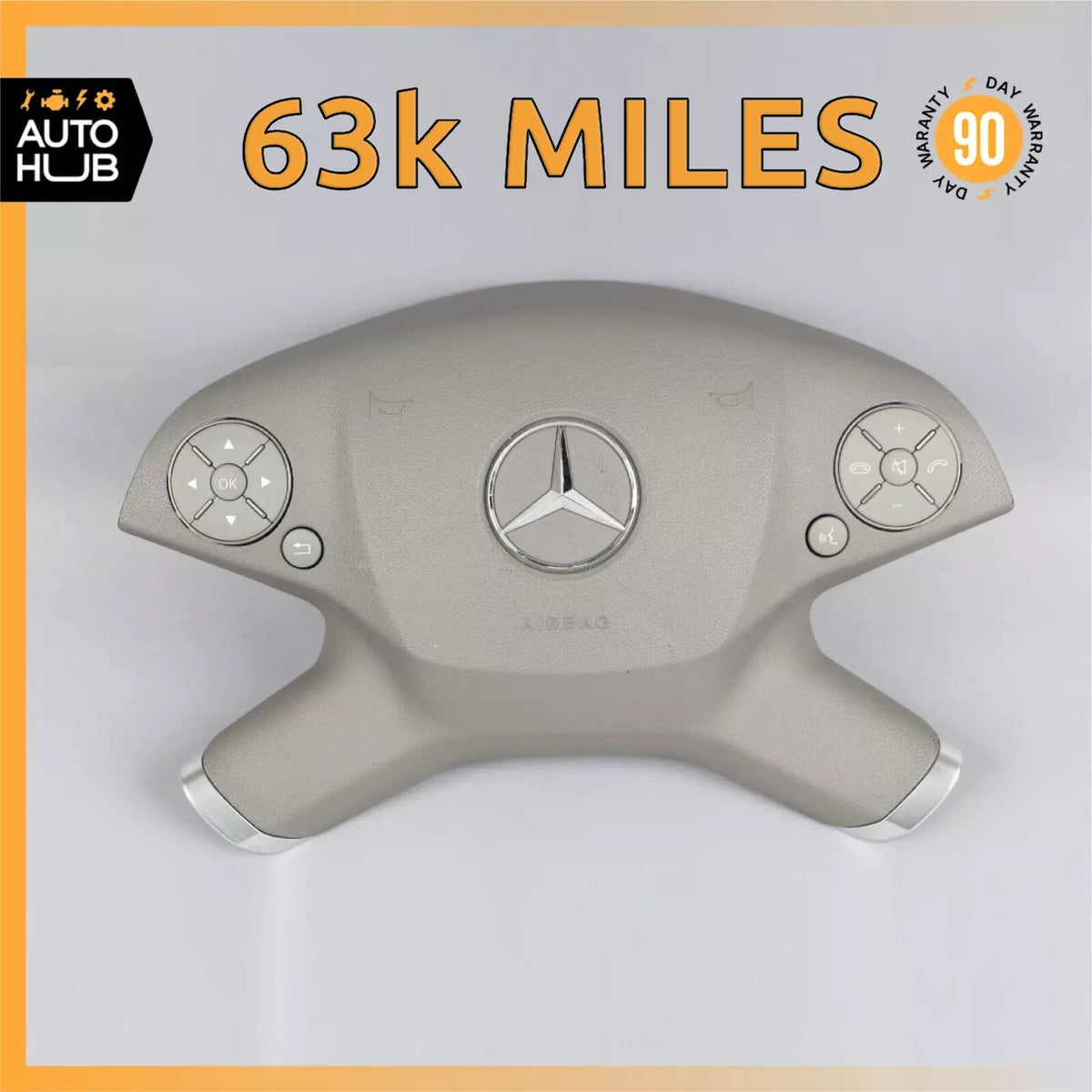 10-13 Mercedes W212 E350 E550 Steering Wheel Airbag Air Bag 2128600102 OEM 63k - photo 1