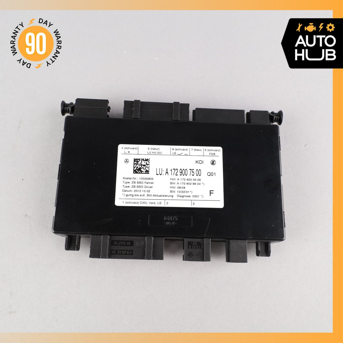 08-18 Mercedes W212 E350 CLS63 SLK250 Seat Control Module Front Left Side OEM - photo 6