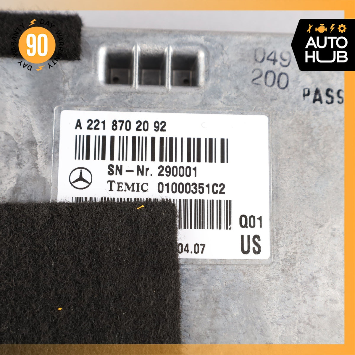 07-14 Mercedes W221 S63 CL550 Voice Language Communication Control Module OEM - photo 9