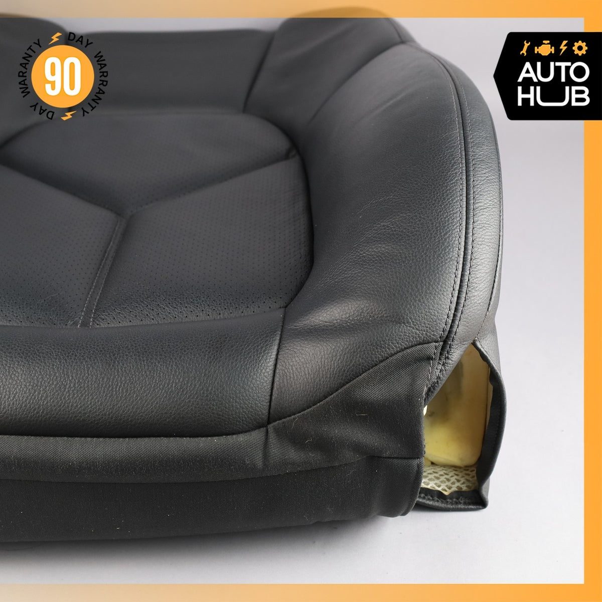 11-18 Porsche Cayenne 958 Front Right Side Seat Upper Cushion Black OEM - photo 15