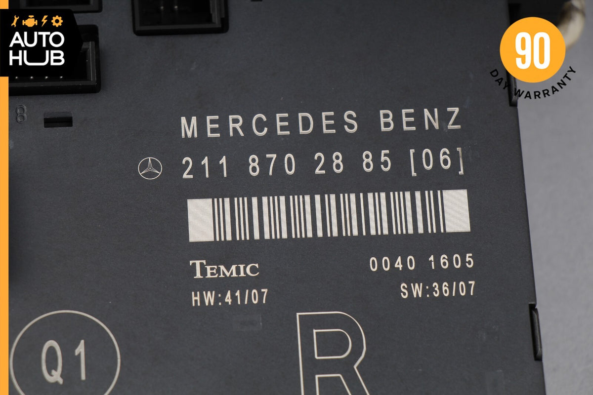 03-09 Mercedes W211 E350 E550 Front Right Passenger Door Control Module OEM - photo 11