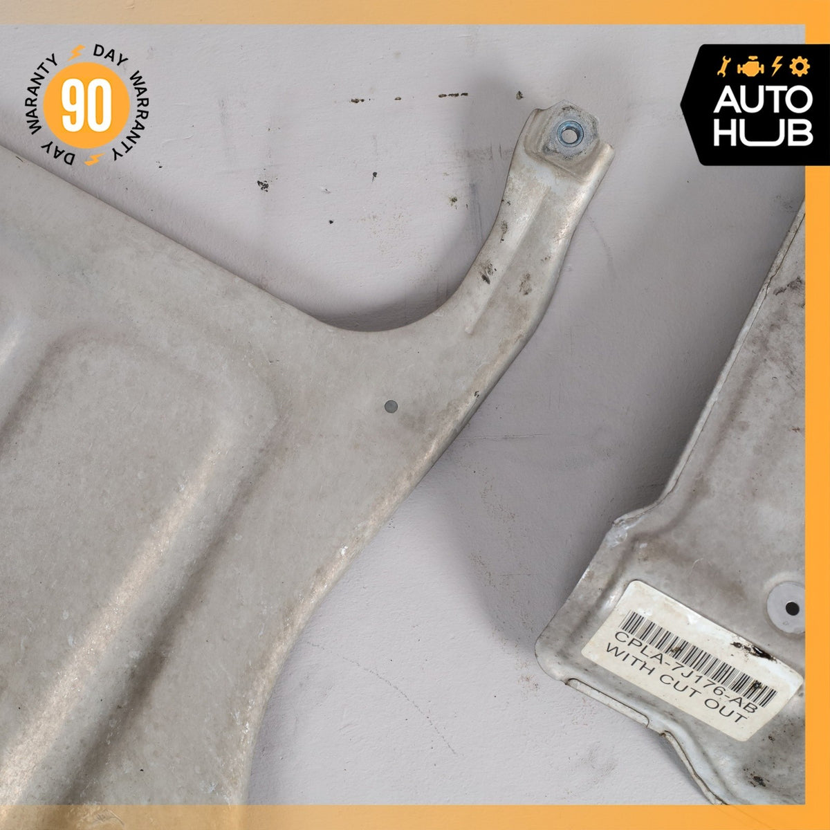 14-16 LR Range Rover Sport L494 Automatic Transmission Splash Shield Set OEM - photo 3