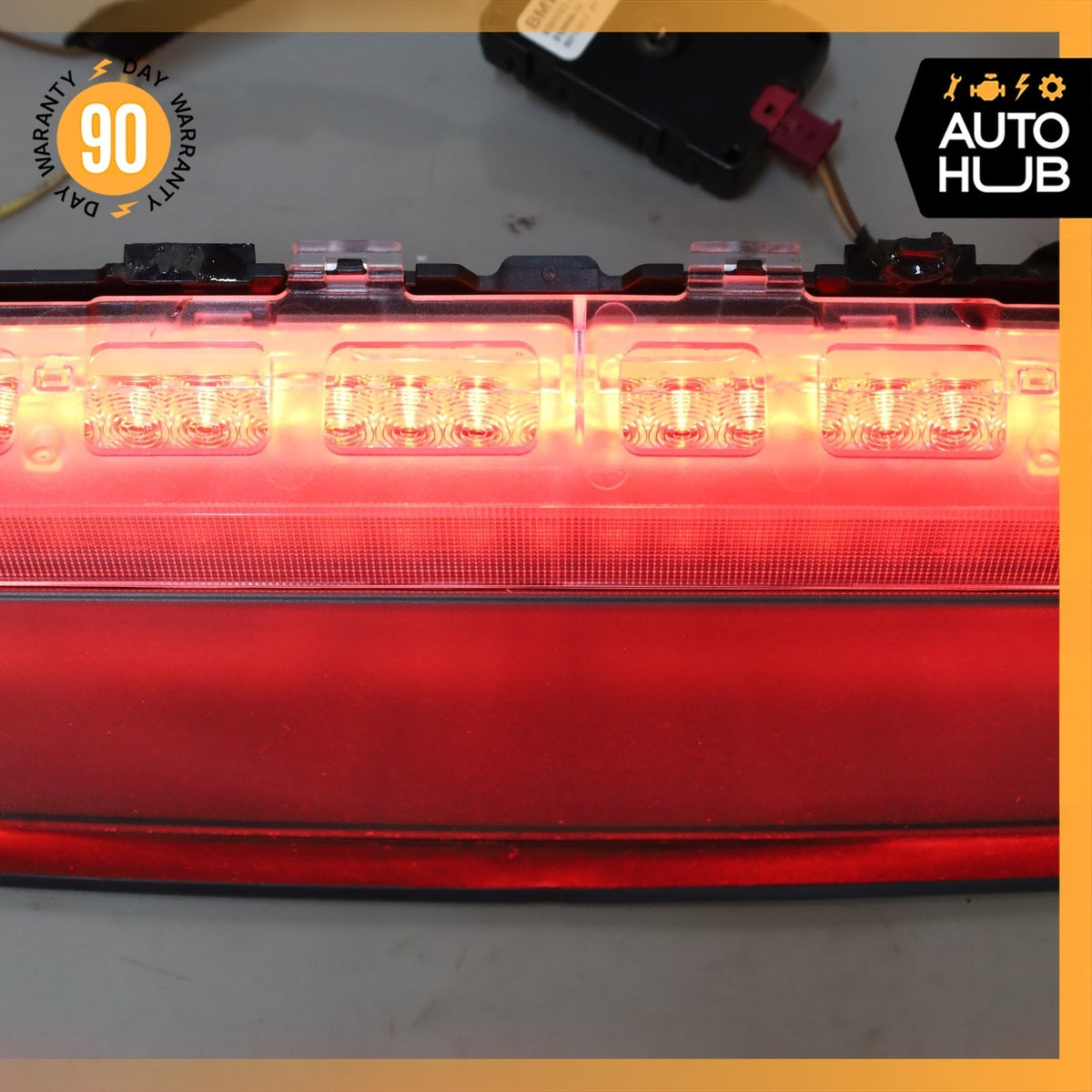 BMW G12 750Li Trunk 3rd Third Brake Stop Light Lamp 63257342972 OEM - photo 4