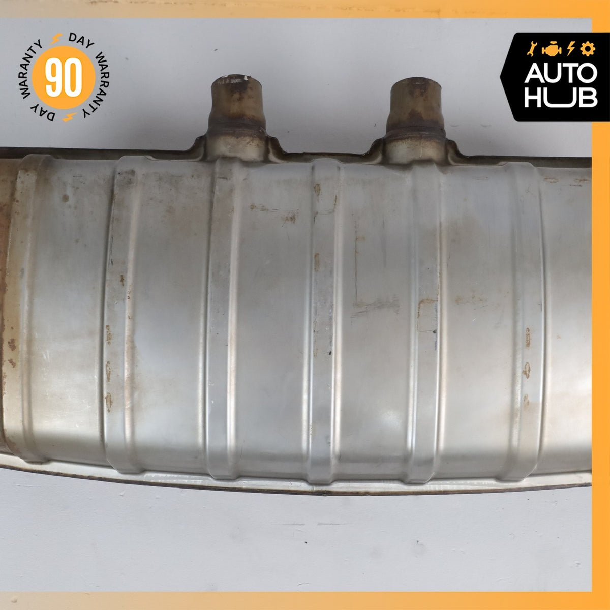 11-14 Porsche Cayenne 958 Hybrid S Dual Exhaust Mufflers Tips Assembly OEM - photo 9