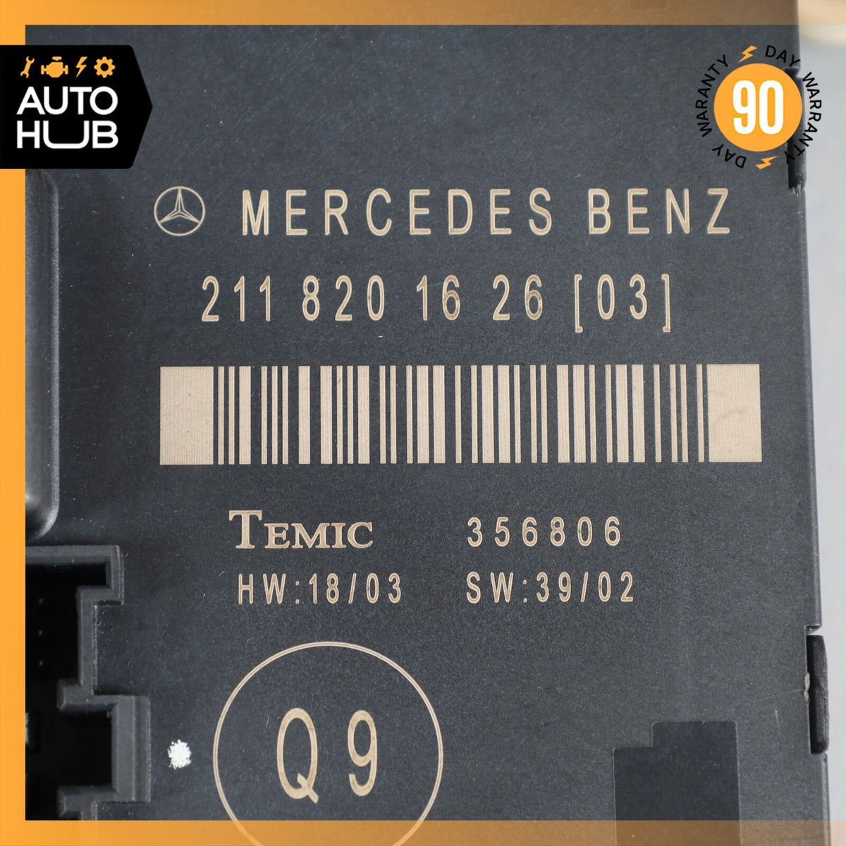 03-09 Mercedes W211 E320 E55 AMG Rear Right Door Control Module 2118704126 OEM - photo 7