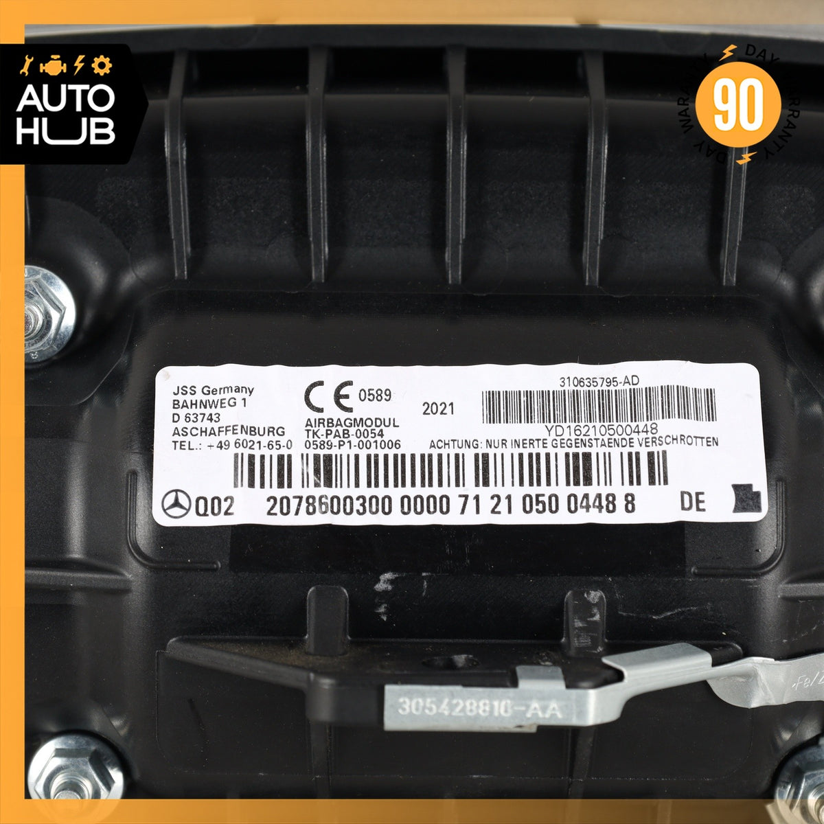 10-17 Mercedes W207 E350 C350 Dashboard Right Passenger Side Airbag Air Bag OEM - photo 12