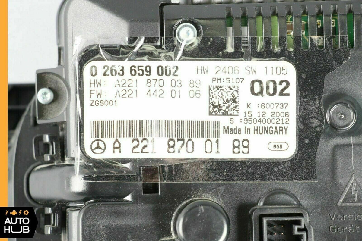 07-10 Mercedes W216 CL600 S550 Information Navigation Display Screen Monitor OEM - photo 11