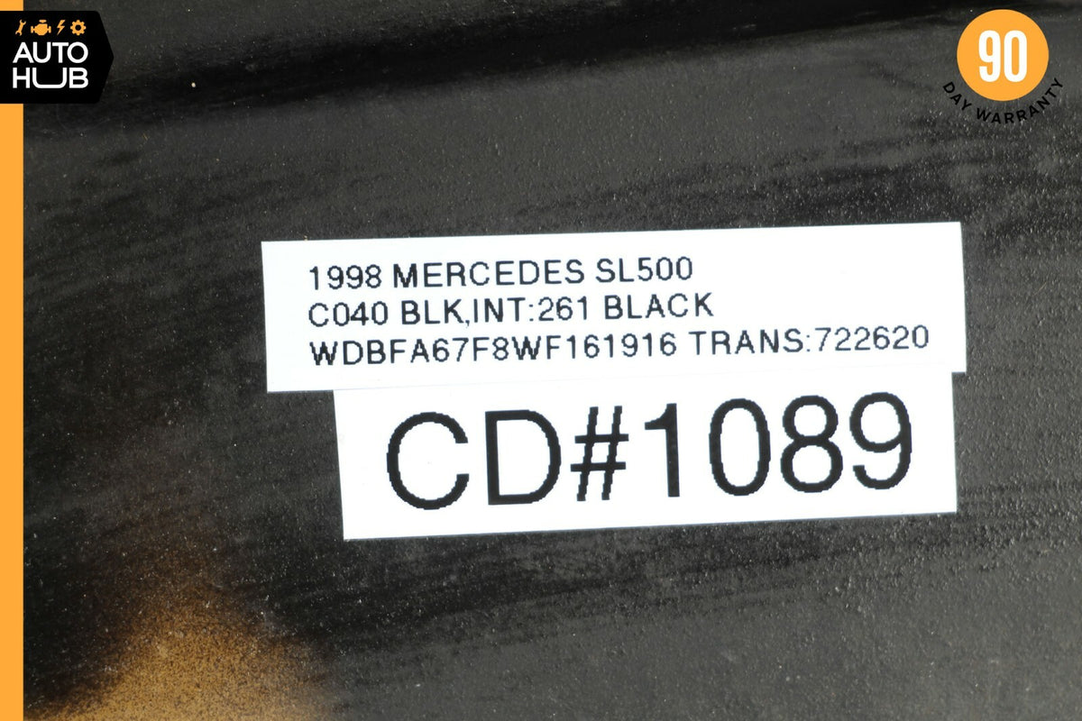 96-02 Mercedes R129 SL500 SL320 Front Left Side Fender Molding Black OEM - photo 12