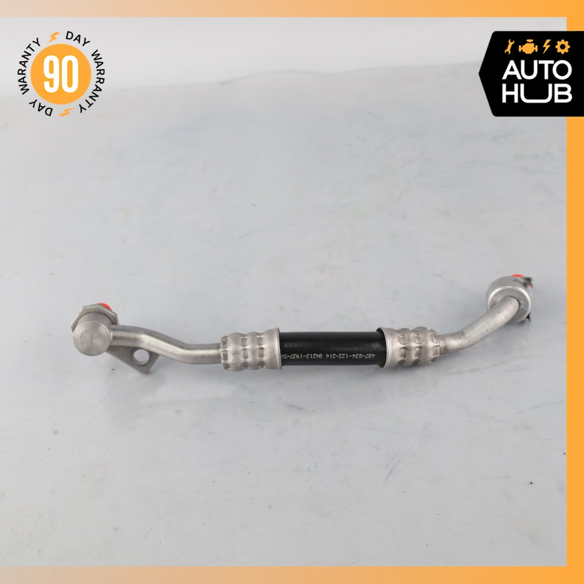13-14 Bentley Continental GTC GT 4.0L Engine Cooling Oil Return Line OEM 49k - photo 6