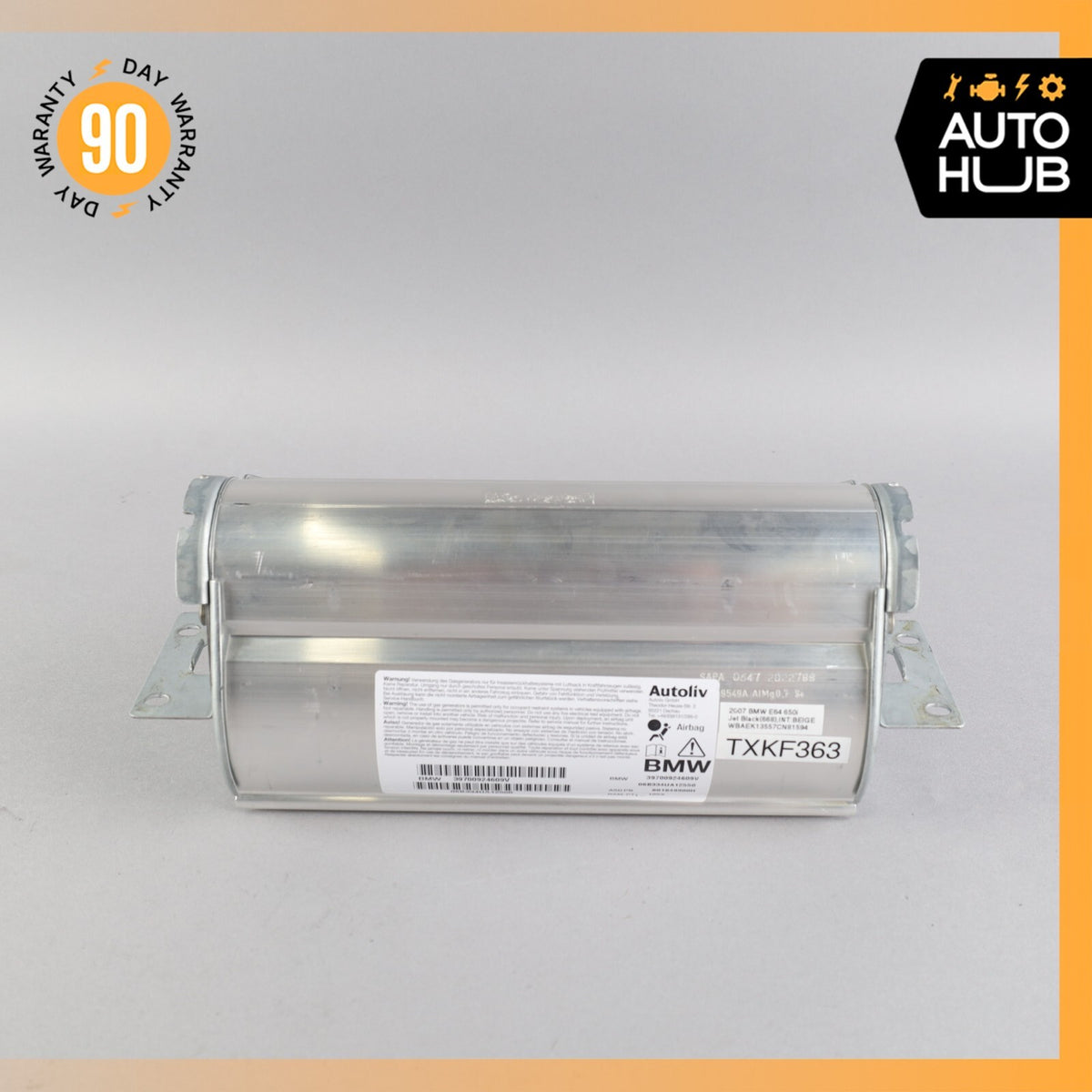 BMW E64 650i Right Passenger Side Dashboard Airbag OEM 71k - photo 4