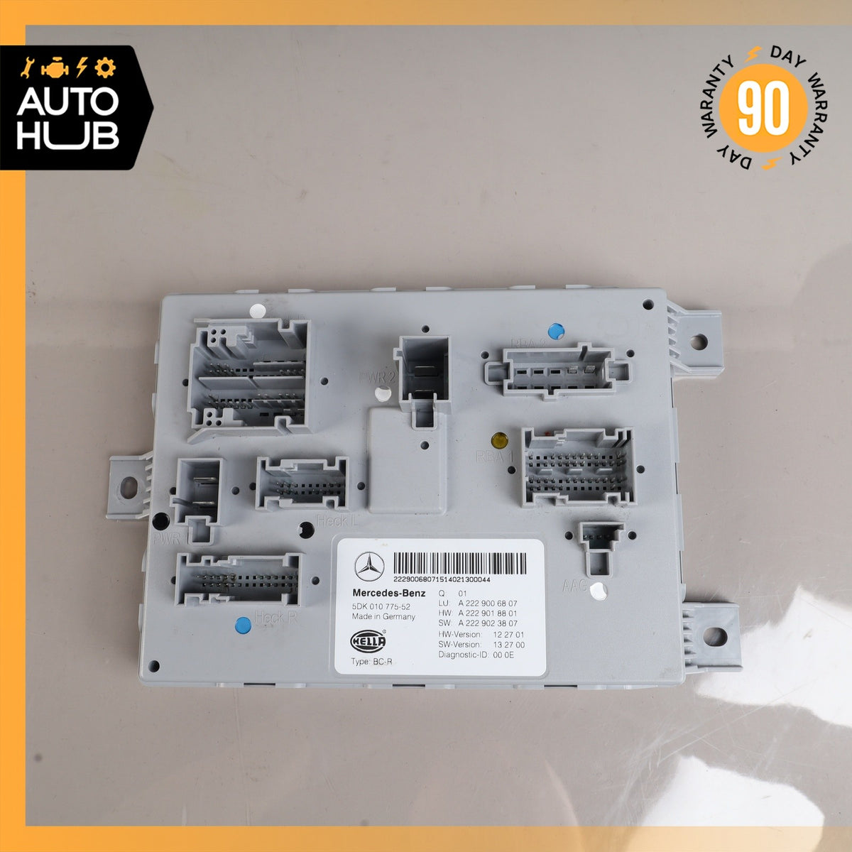 2014 Mercedes W222 S550 Rear Trunk SAM Control Module 2229006807 OEM - photo 2
