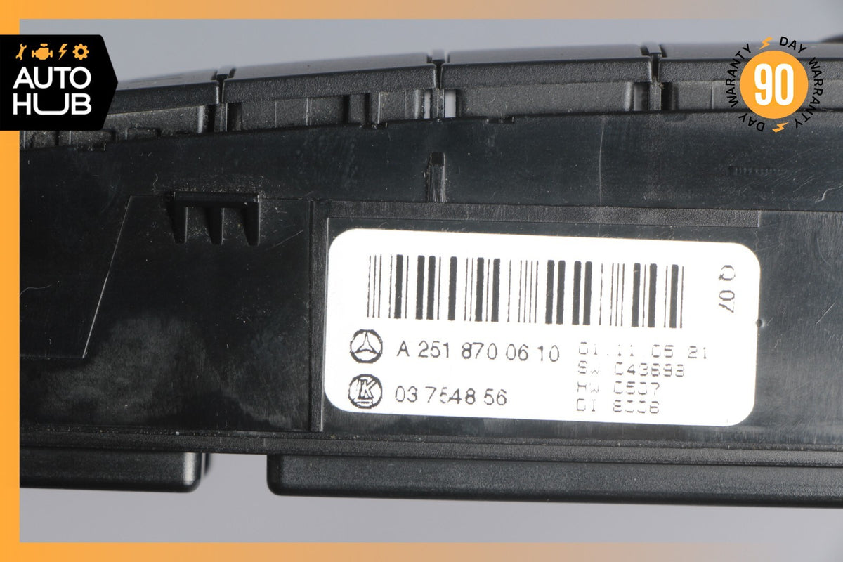 06-07 Mercedes W251 R500 Center Dashboard Hazard ESP Control Switch OEM - photo 10