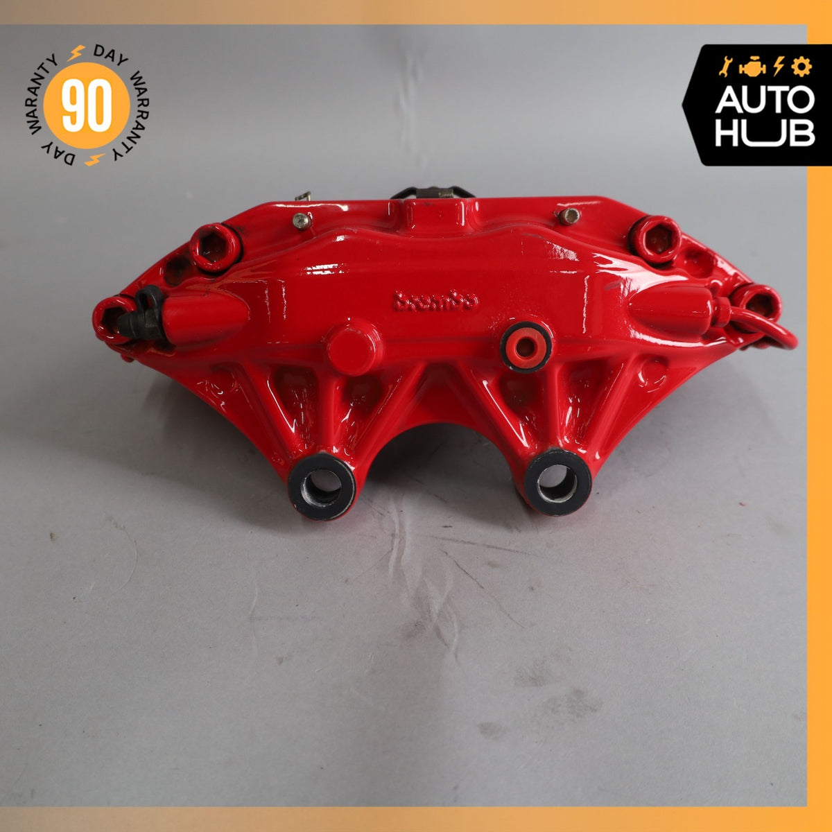 03-04 Aston Martin DB7 Vantage Front Brake Caliper Set Red 28124629AA OEM 35k - photo 19