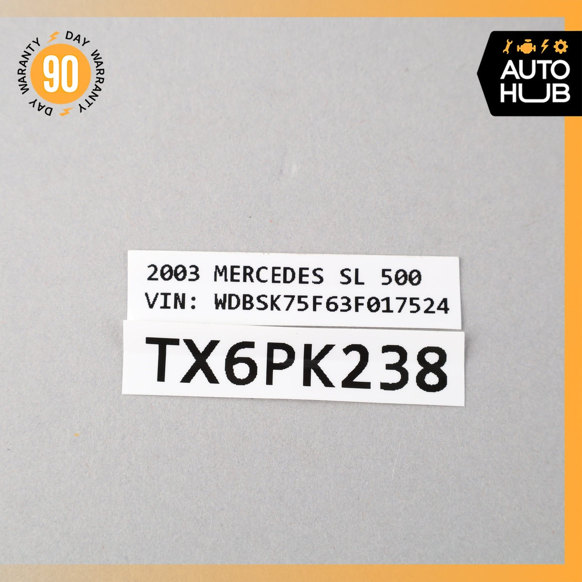 03-06 Mercedes R230 SL500 SL55 Side Trunk Flaps Convertible Top Motor Blue OEM - photo 24