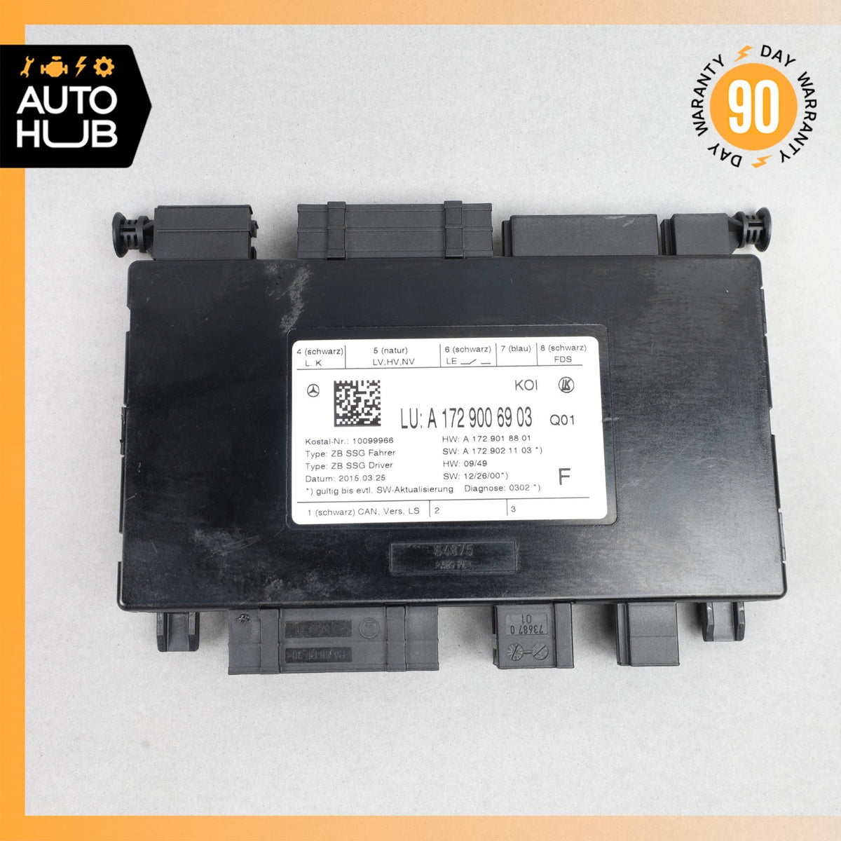 08-18 Mercedes W218 CLS550 E350 SLK250 Seat Control Module Front Left Side OEM - photo 3