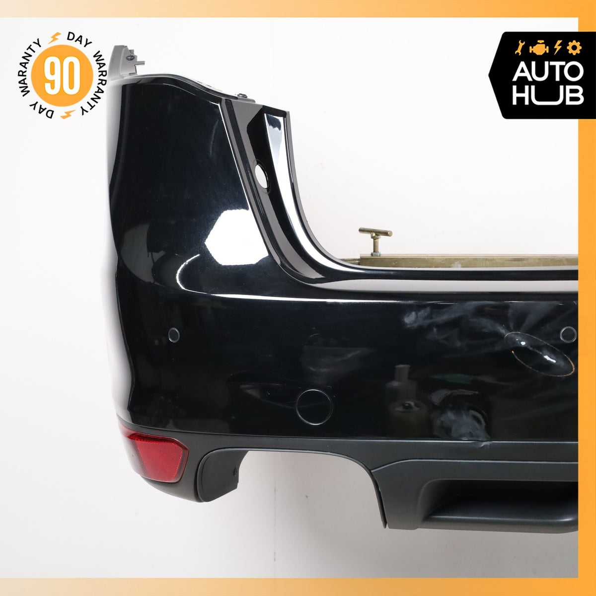 11-14 Porsche Cayenne 958 Rear Bumper Cover Assembly Black OEM - photo 4