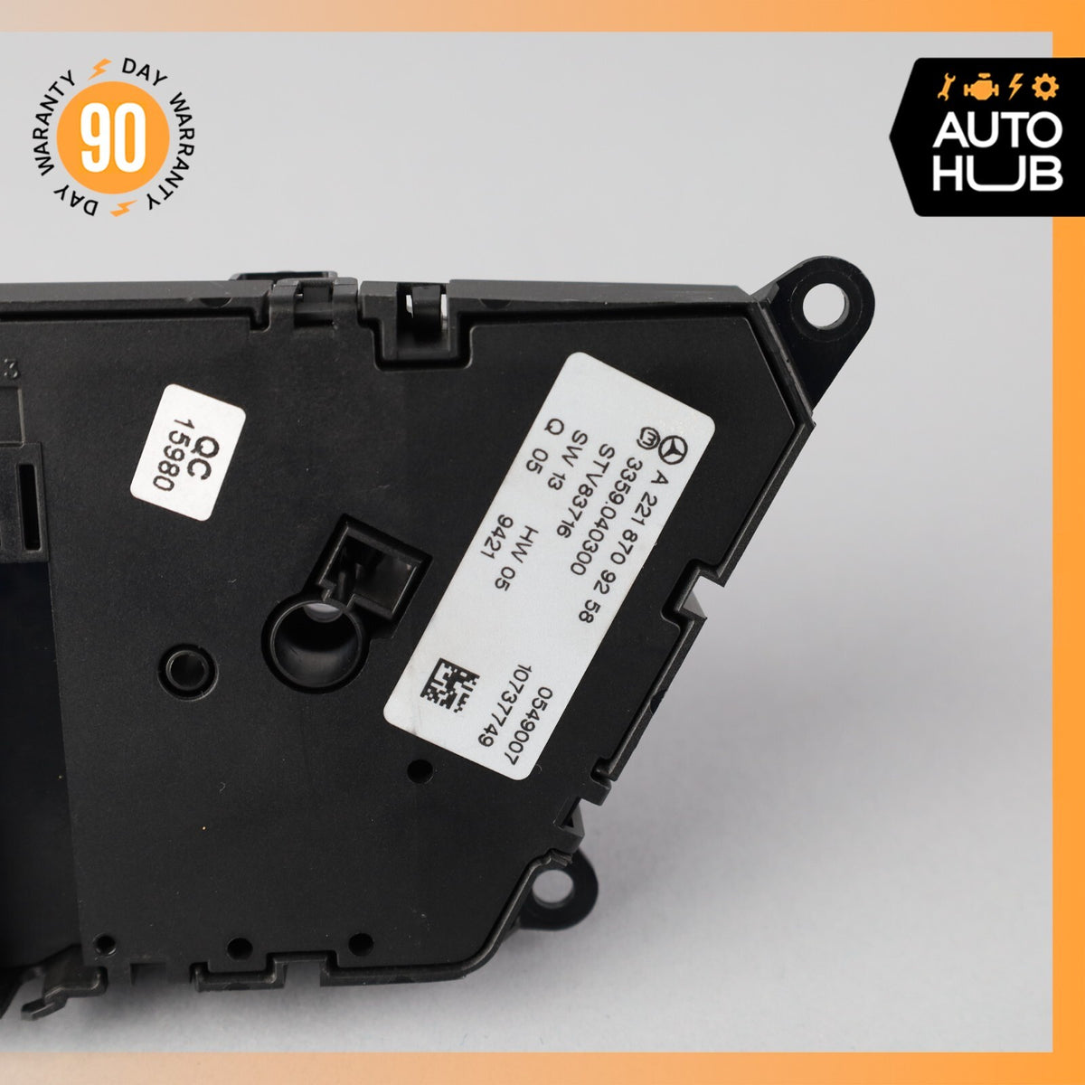 07-14 Mercedes W221 S63 CL550 Front Left Driver Seat Control Memory Switch OEM - photo 8