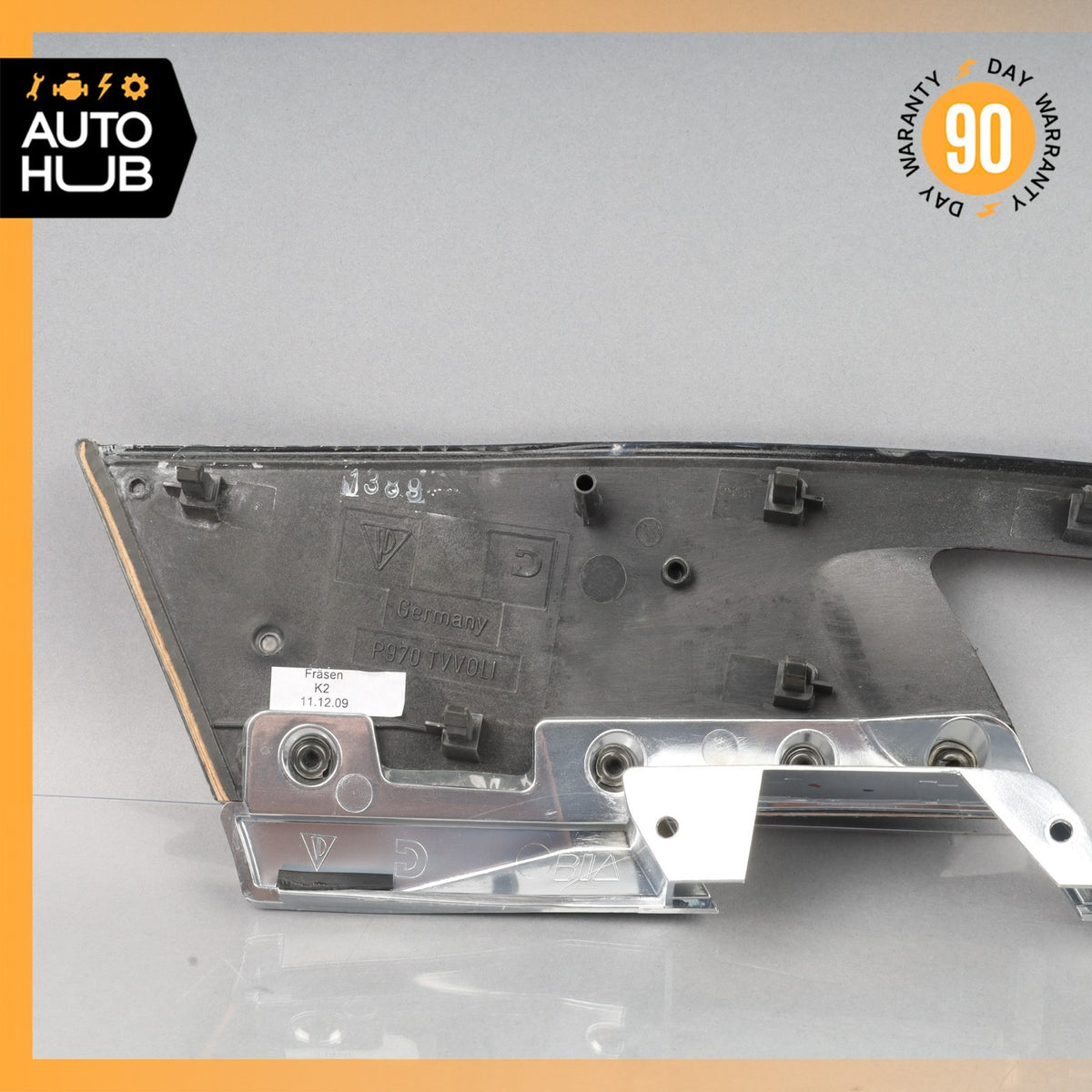 Porsche Panamera 970 Front Left Driver Side Door Panel Molding Wood OEM - photo 17
