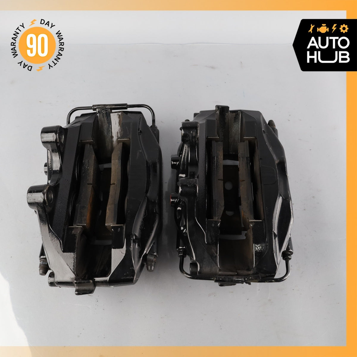 03-04 Aston Martin DB7 Vantage Front Brake Caliper Set Black 28124627AA OEM 38k - photo 13