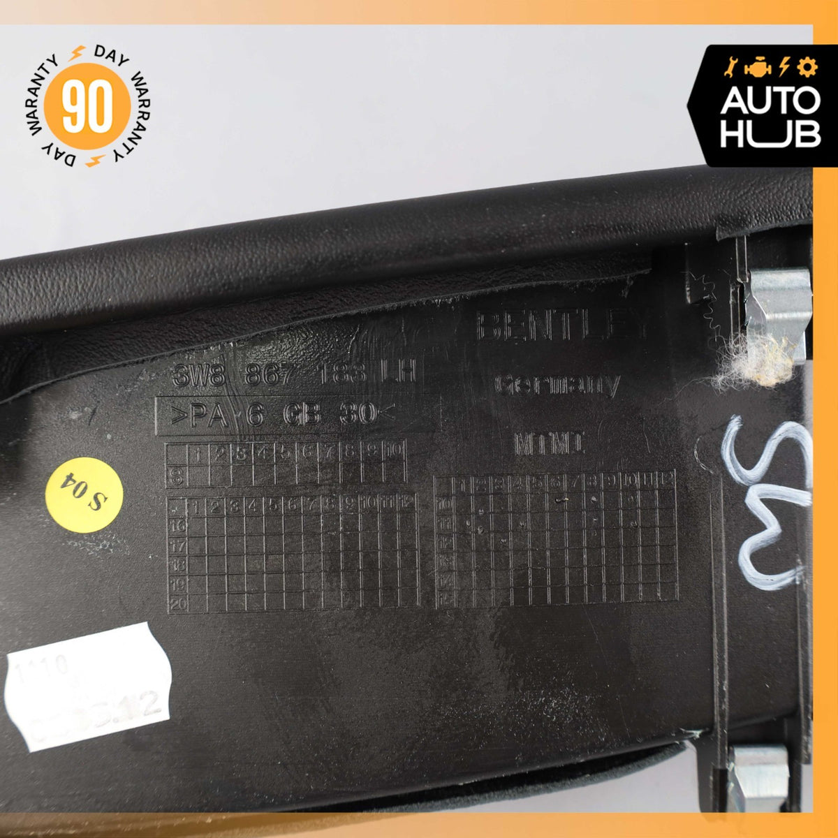 12-18 Bentley Continental GTC Rear Left Interior Door Panel Armrest OEM 73k - photo 13