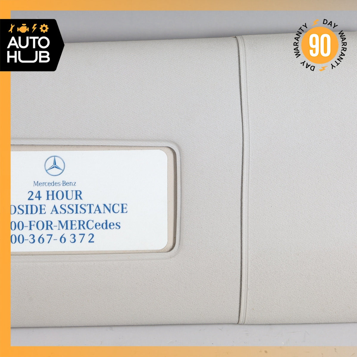 98-03 Mercedes W208 CLK430 CLK320 Left Driver Side Sunvisor Shade Cover OEM - photo 4