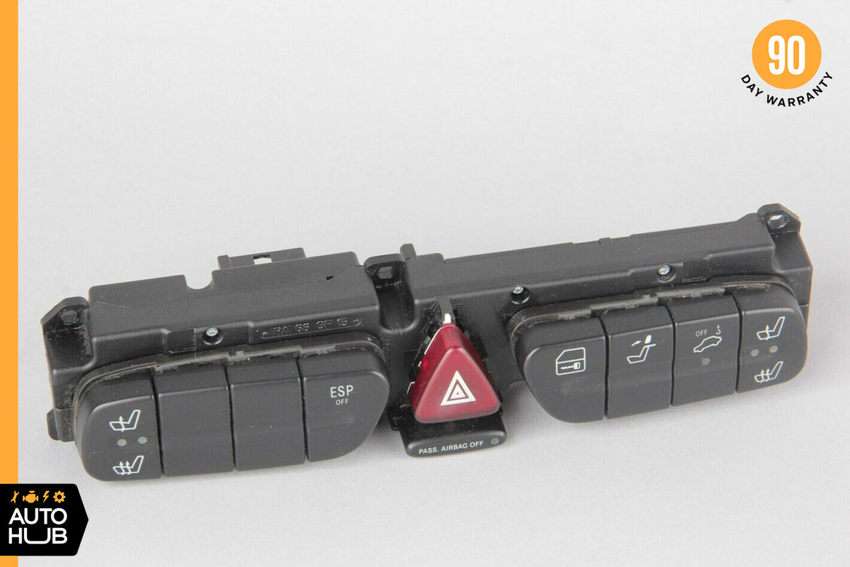 01-04 Mercedes W209 CLK320 C320 Dash Hazard Door Lock ESP Control Switch OEM - photo 1