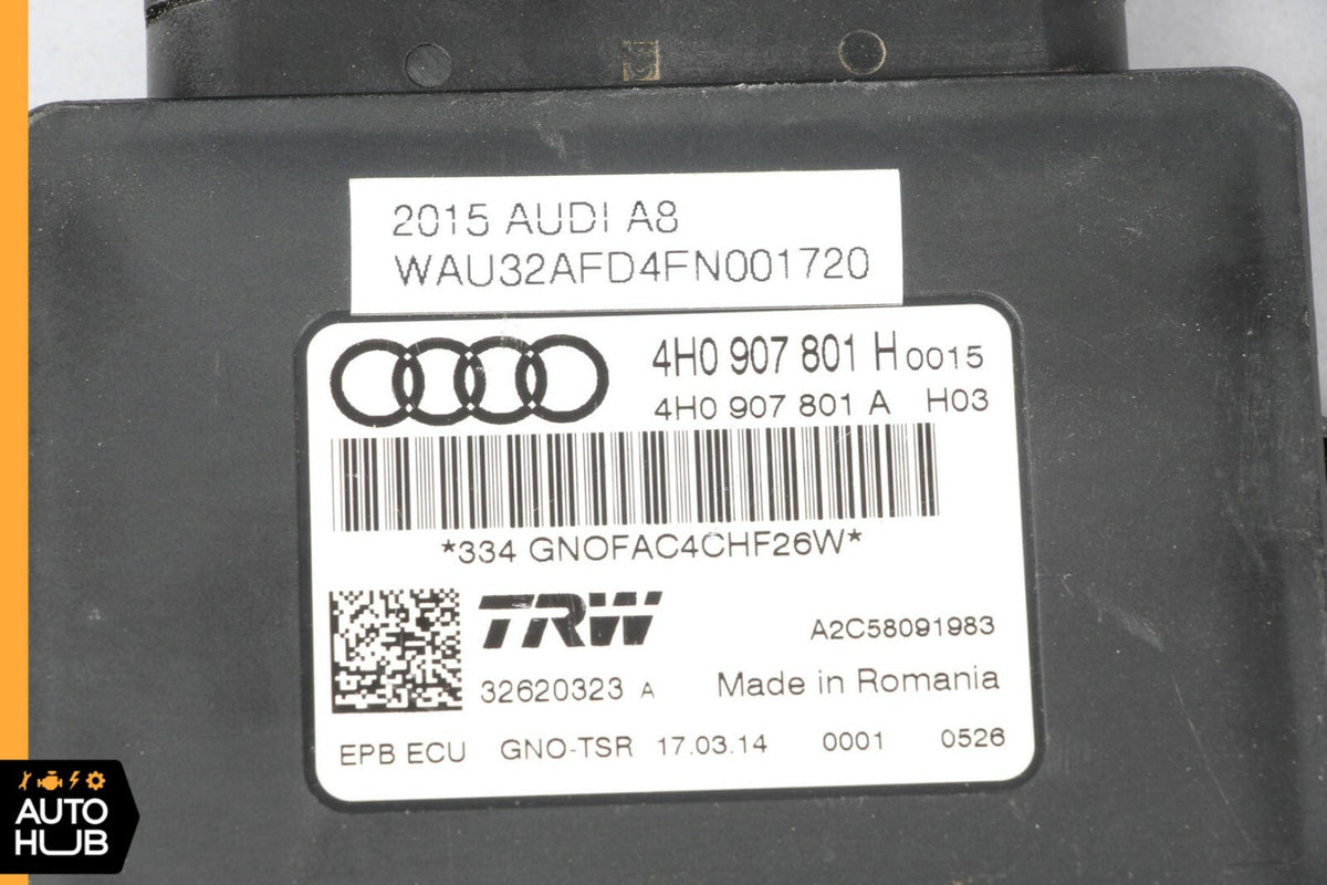 11-17 Audi D4 A8 A8L Hand Parking Brake Control Module Unit 4H0907801H OEM - photo 12