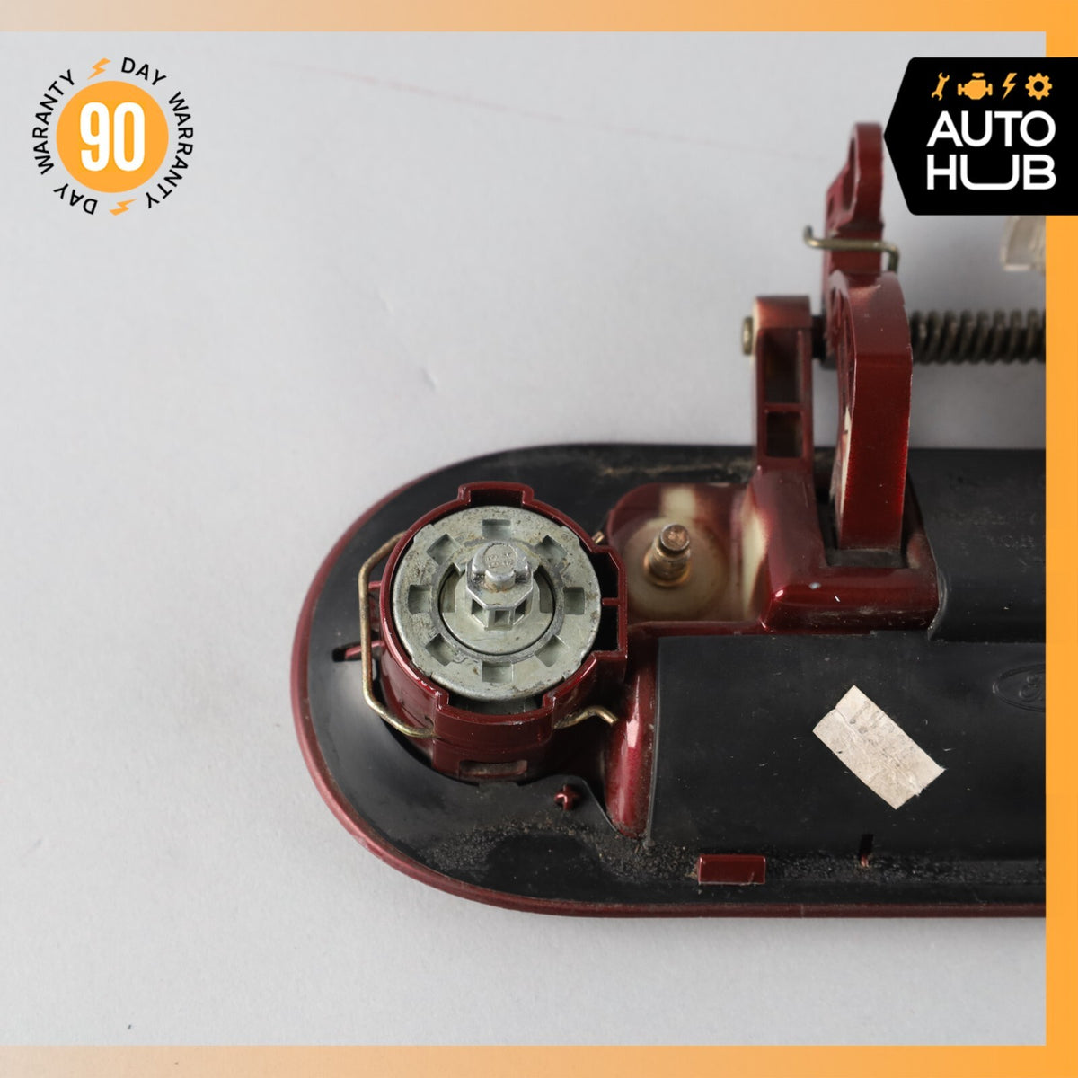 02-05 Ford Thunderbird Left Driver Side Exterior Door Handle Red OEM 80k - photo 8