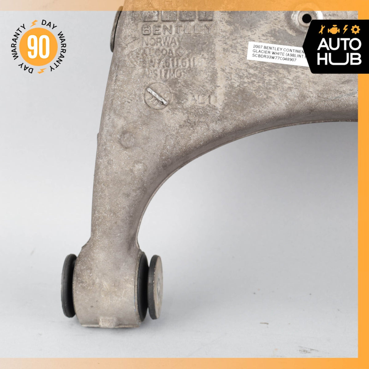 07-11 Bentley Continental GTC Rear Left Driver Side Lower Control Arm OEM 60k - photo 6
