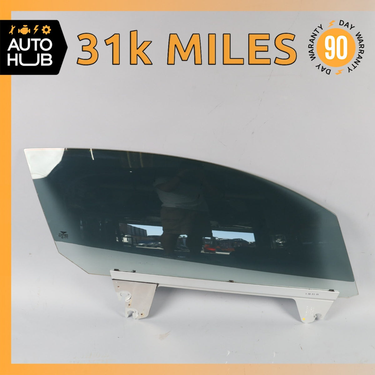 03-10 Bentley Continental GT Coupe Front Right Side Door Window Glass OEM 31k - photo 1